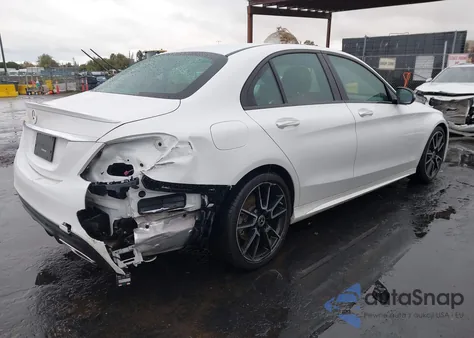 2020 Mercedes-Benz C 300 from USA, damaged, VIN W1KWF8DB8LR570787